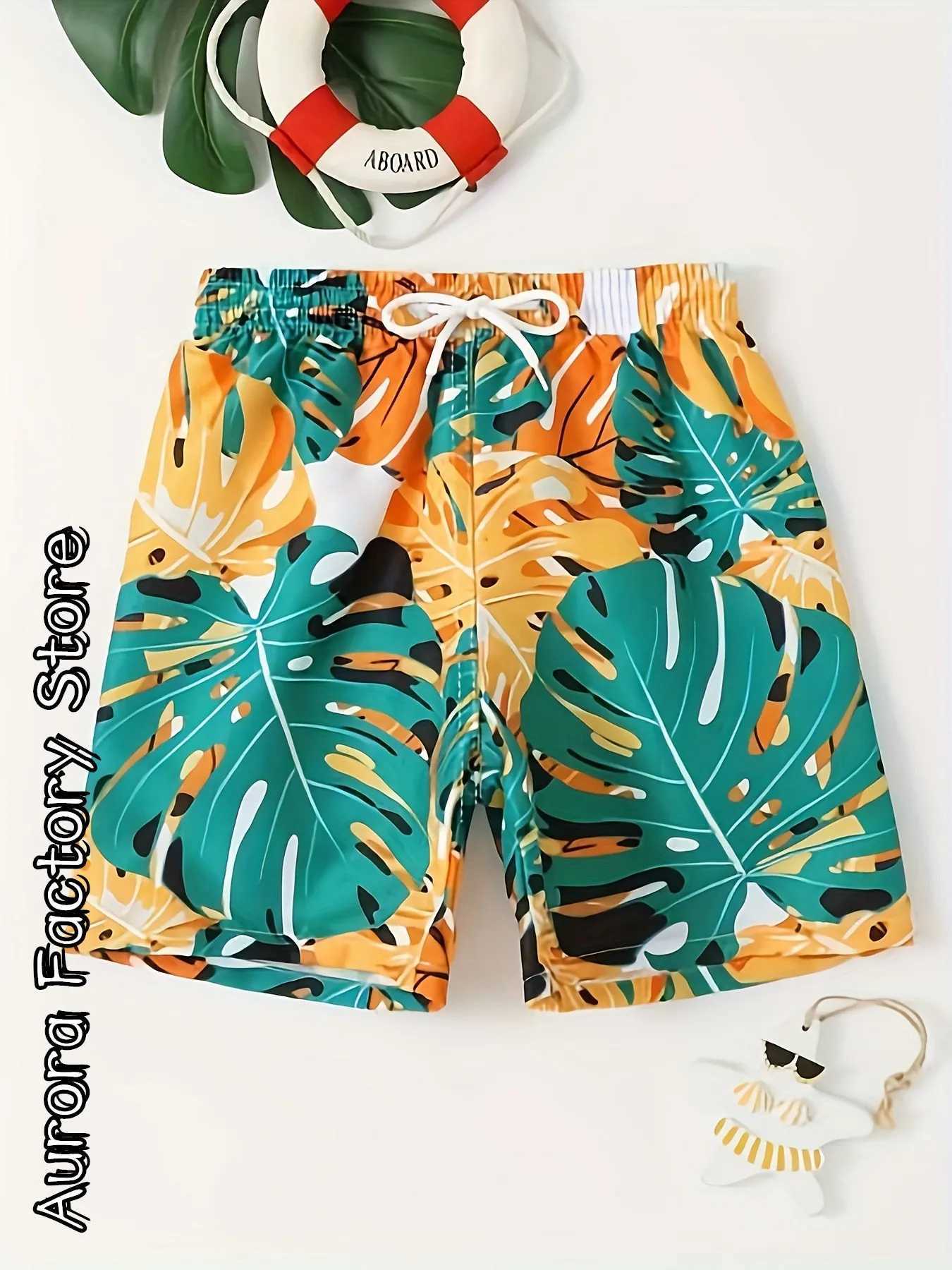 Summer Mens Fashion Shorts 3D Color Coconut Tree Printed Clothing for Boys and Childrens Leisure Hawaii Vacation Shorts Mens Fashion Beach Shorts X250