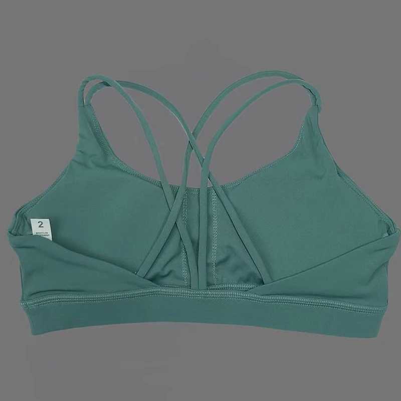 Solid color soft womens yoga bra tight fitting fitness and gathering high-strength shock-absorbing fitness running and cycling sports braXJ250410