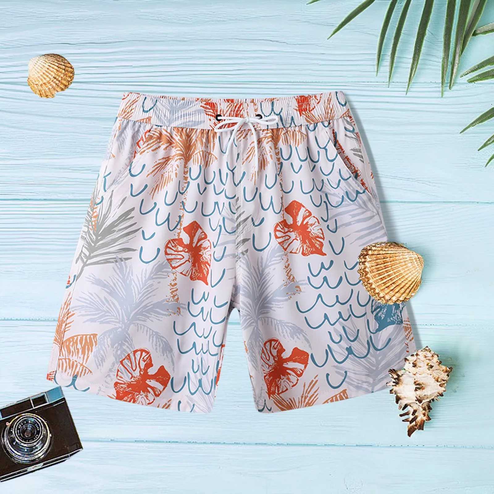 Print Swingant Mens Casual Shorts Surf Sports Trousers Holiday Loose Beach Shorts Summer Quarter Pants Mens Swimming Shorts X250410