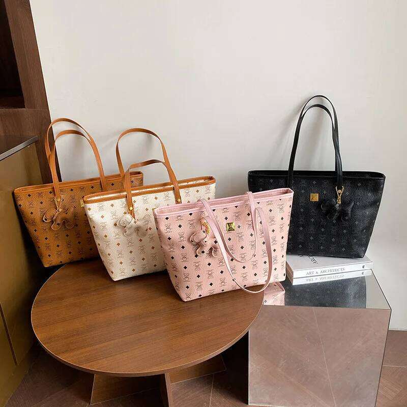 2025 Designer Fashionable Printed Commuting Tote Bag Women's Shoulder/Handheld, Bucket Bag Style with Free Shipping