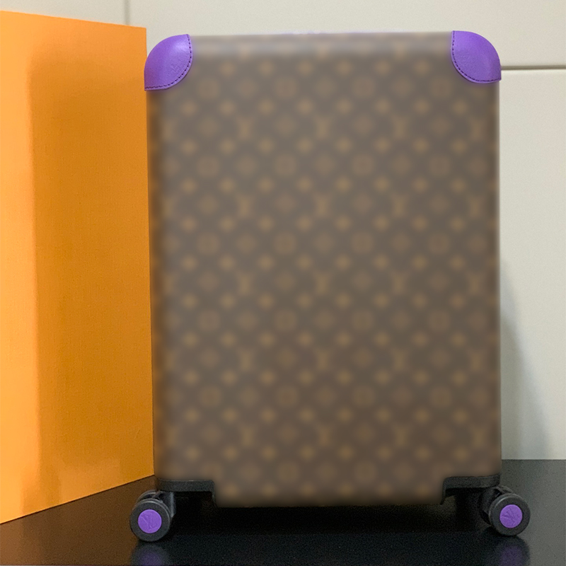 Letter luggage designer 2025 wheels luggage aluminum magnesium alloy Carry on