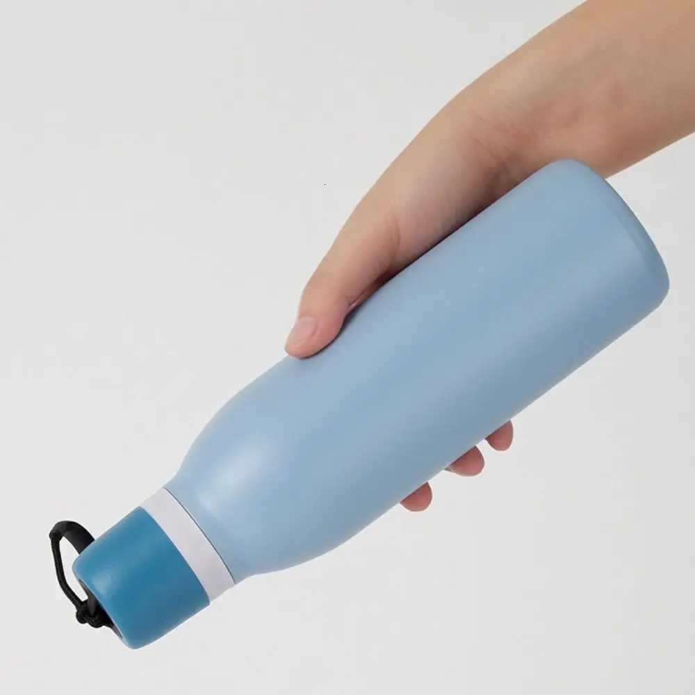 Fashionable cup Large Capacity Insated Bottle Stainless Steel Fashion Vacuum Flask Bottle Minimalist Leak-Proof Sports Kettle Y251110