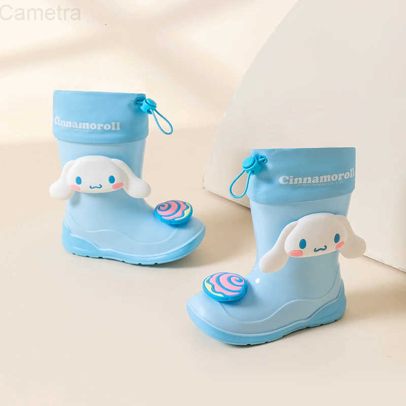 Sanrio Sanrios Cartoon child Rain boots Boy Anti-slip Girl student Water shoes water proof rain boots kids Cinnamoroll Anime figure H251110