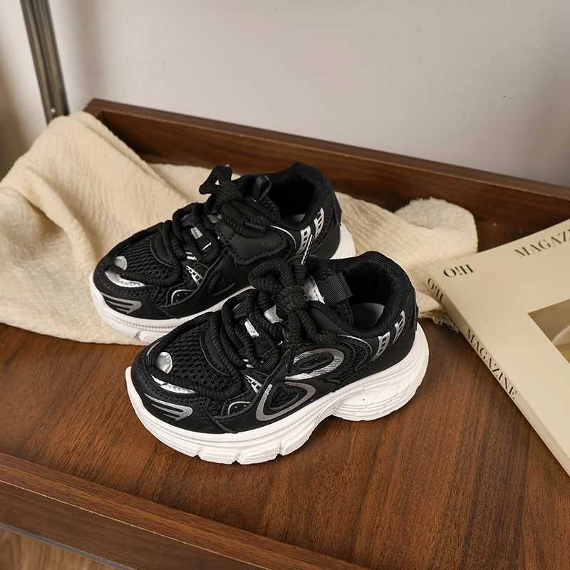 2024 New Childrens Sneakers School Versatile Tennis Shoes for Girls Fashion Chunky Breathable Kids Causal Boys Basketball ShoesT251110