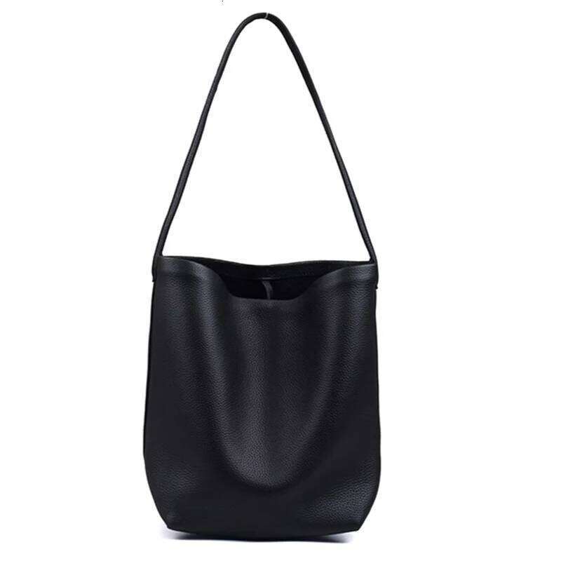 MENDY Bucket Large Women's Tote Shoulder Luxury Designer Genuine Leather Handbag Japanese Popular Bag Soft Row