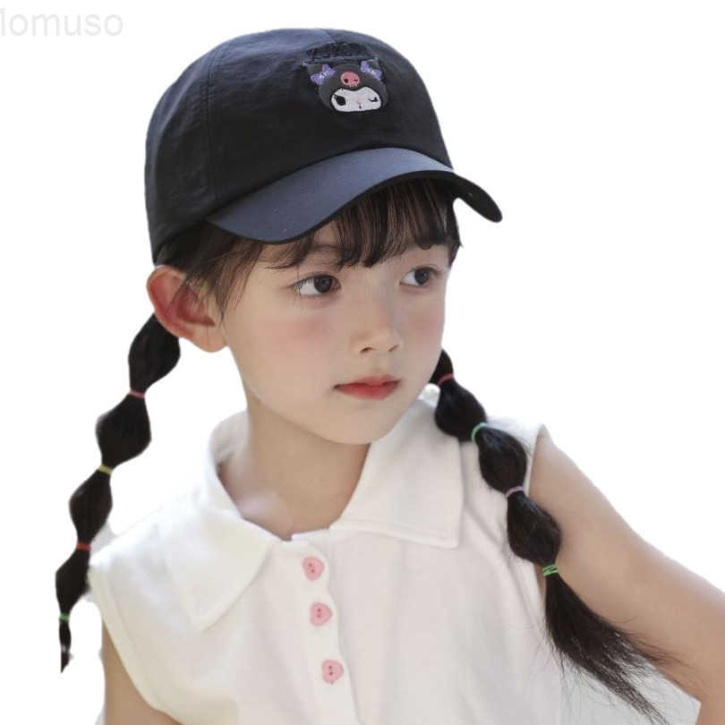 Sanrio Kuromi Childrens Boys and Girls Baseball Cap Casual Versatile Fashion Trend Summer Sun Protection Visor Cap H251110