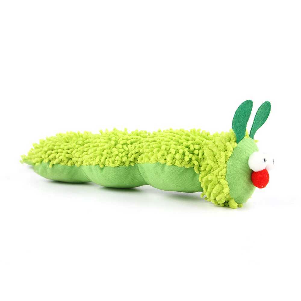 Cat Chew Toys Caterpillar Catnip Molar Toy Silvervine Cat Teaser Interaction Toy Clean Mouth Kitten Toy Pet Supplies Accessories J2511081