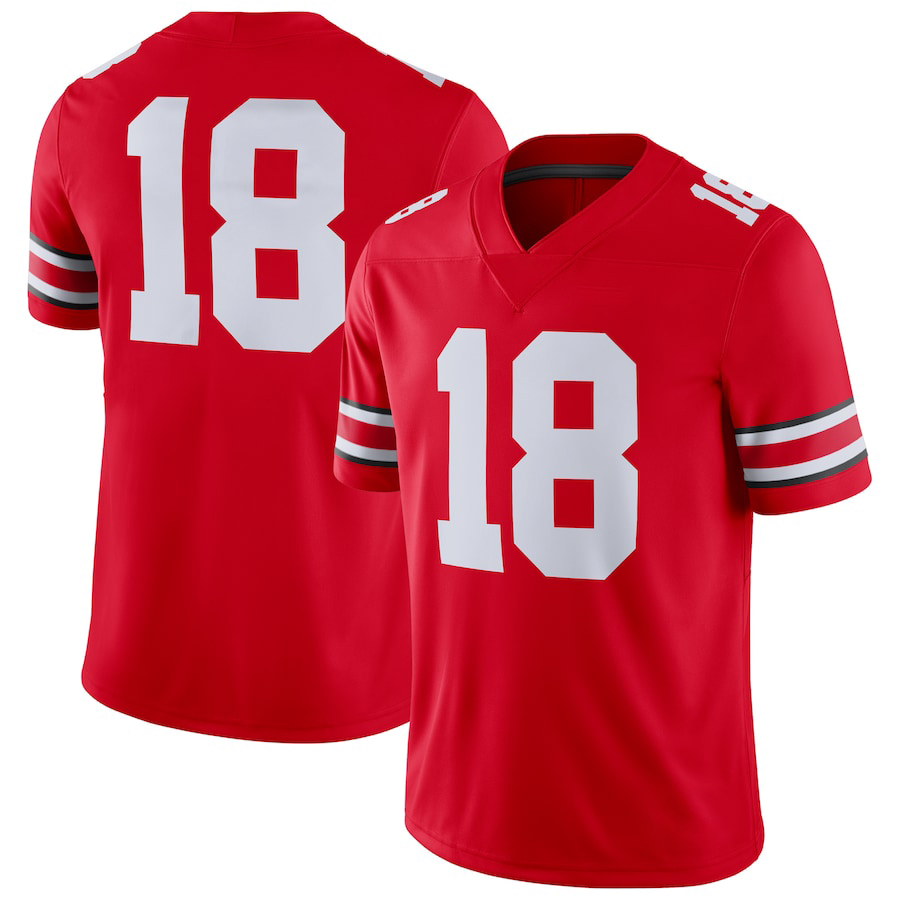 4 Jeremiah Smith 2025 College Football Jersey Will Howard Treveyon Henderson Downs Cody Simon Denzel Burke Stroud Miyan Egbuka