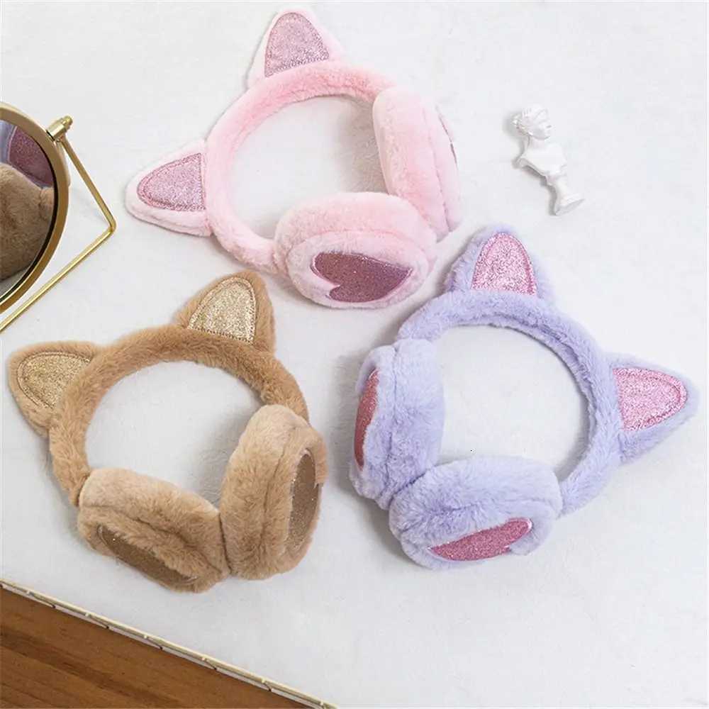 Sweet Love Cat Ear Earmuffs Keep Warm Soft Furry Ear Warmers Ear Muffs Outdoor Winter Ear Covers Headband Accessories Foldable W251110