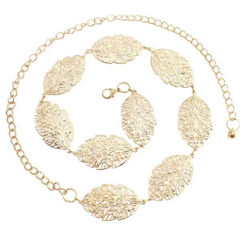 Home>Product Center>Product Center>Fashion Metal Retro Belt>Fashion Metal Gold Foil Design Chain Belt X250410