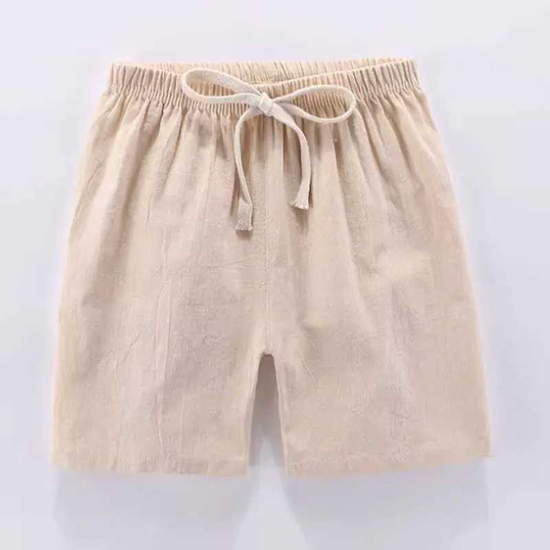 Boys and girls shorts pure cotton breathable summer casual sports beach childrens shorts Z250410