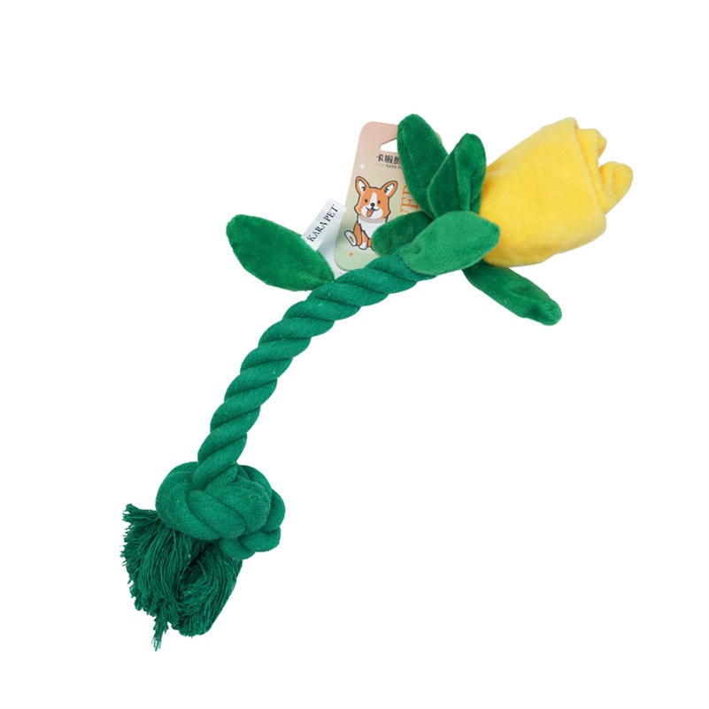 Plush Soft Fake Rose Flowers for Cats & Dogs - Perfect Pet Gifts for Valentine's Day and Weddings