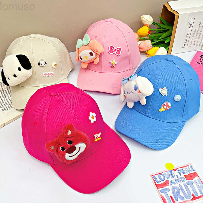 Sanrio Spring Summer New Cartoon Baseball Cap for Girls Outdoor Sun Protection Fashion Trendy Duckbill Cap Hat H251110