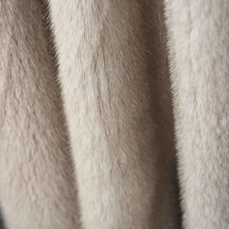 Imitation Mink New Skin Coat for Fur Women, MidLength Jacket, Autumn and Winter, Hooded, Women, Jacket, Winter, Hooded,