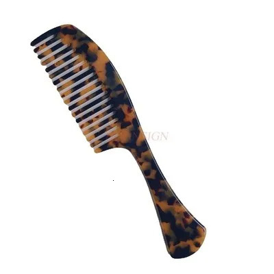 The Korean version of the acetate plate hairdressing comb simple retro marble hair comb hair comb female comb 251107