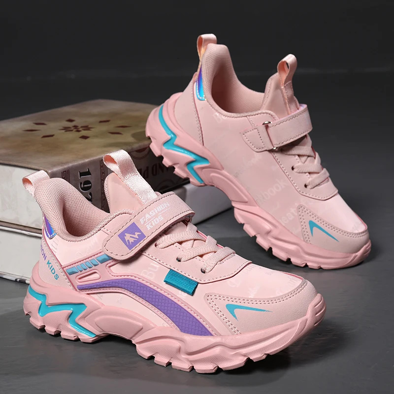 childrens sports shoes outdoor comfortable running shoes girls waterproof sports shoes Tenis baby pink anti slip childrens shoes 250403