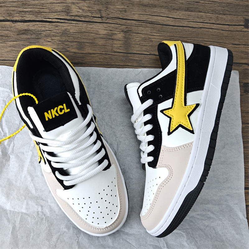 Free shipping Trendy brand board shoes autumn new style street photography niche design mens casual couple running sports shoes mens fashion