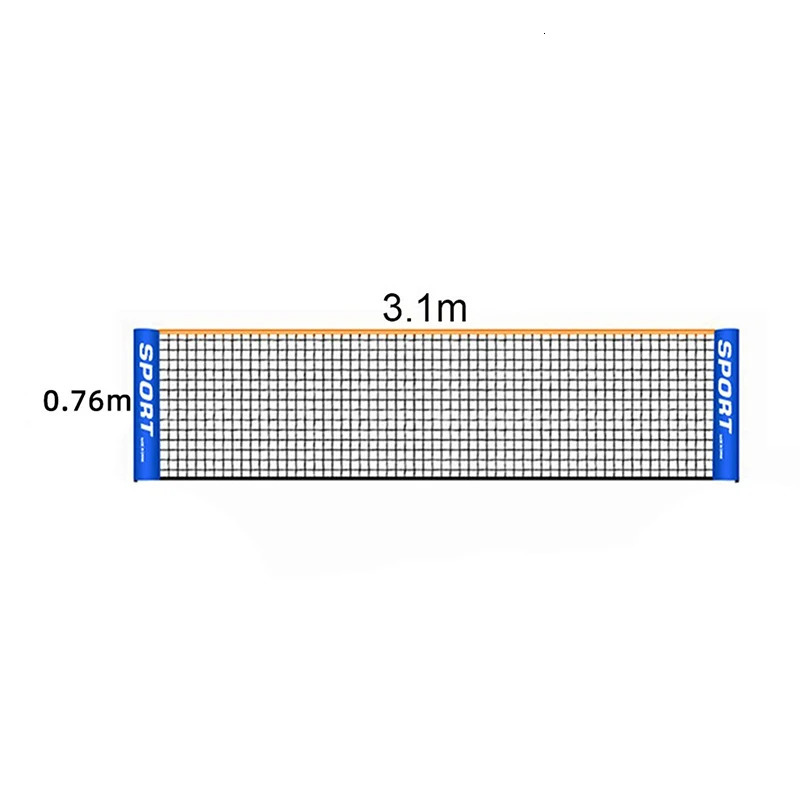 1PC professional sports net used for outdoor badminton volleyball replacement training standard 250402