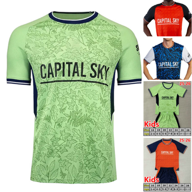 25 26 luTon ToWns Soccer Jerseys 2025 2026 home away 3rd WOODROW NORDAS KODUA ALLI Football Shirts WELLS MORRIS CLARK SAVILLE football kits BAPTISTE WALSH Men Kids Kit