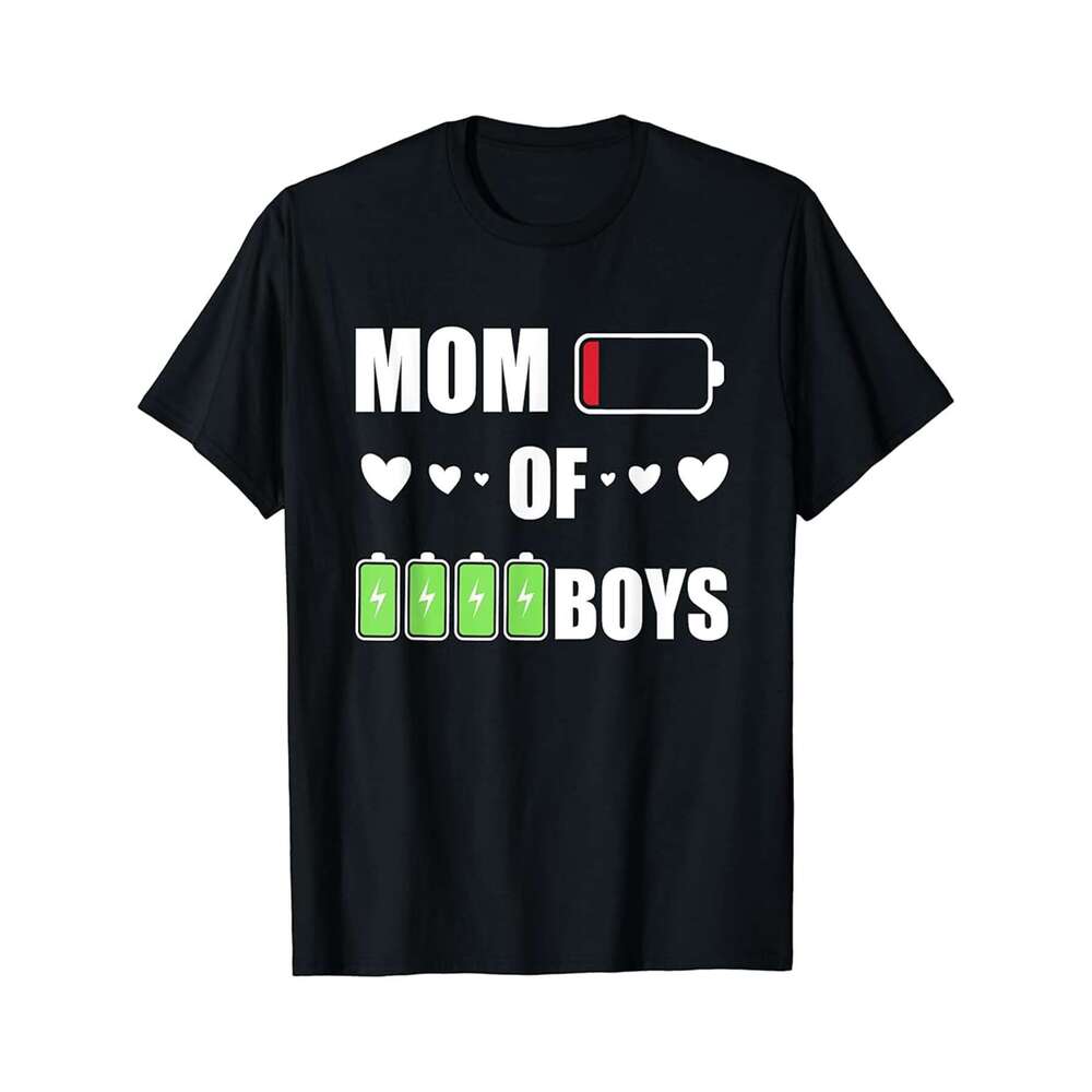 Designer T shirt Mom of 4 Mens Baseball Mothers Day - 220g T shits