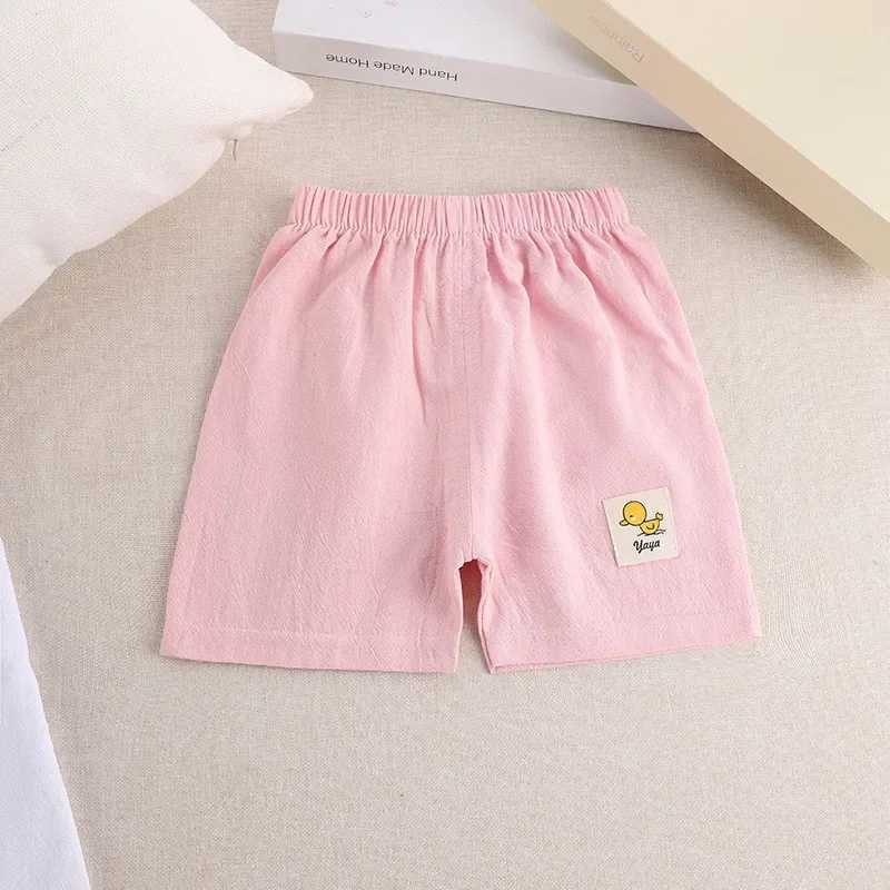 Girls and boys summer shorts multi-color fashionable comfortable breathable striped sports shorts childrens casual pants Z250410