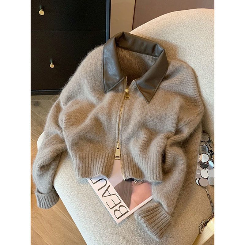Cozy Knit Cardigan for Women - Soft Casual Open Front Sweater Outerwear Autumn Winter Fashion Top Premium Women's Knitted Coat