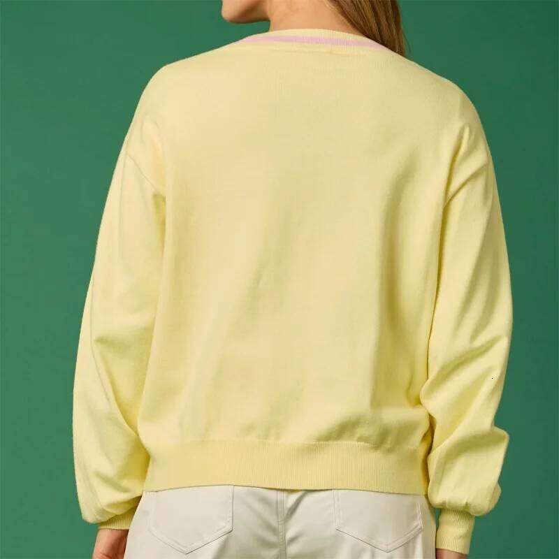 2025 Christmas Cardigan Women Y2k Sweater Glitter Sequin Pattern V Neck Tie Front Long Sleeve Knitted Tops 2000S Streetwear Designer Sweater Women