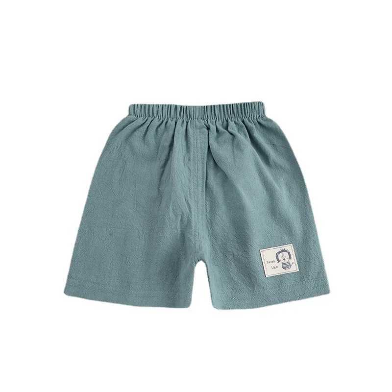 1 2 3 4 5 Year Childrens Summer Shorts Boys and Girls Korean Sle Cotton and Linen Shorts Cute Shorts for Children Z250410