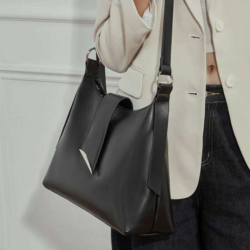 Hifashion Cowhide Genuine Leather Large Hobo Shoulder Bags For Women 2025 Luxury Designer Tote Shopper Crossbody Ladies Handbags