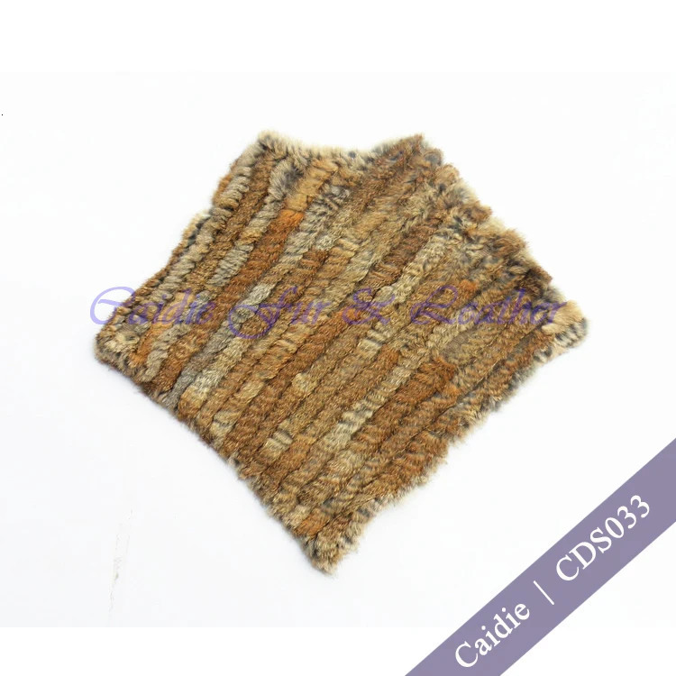 HSPL Fur Poncho Autumn Real Rabbit Triangle Knitted Women Pullover Lady Pashmina Wrap poncho pele de coelho 251110