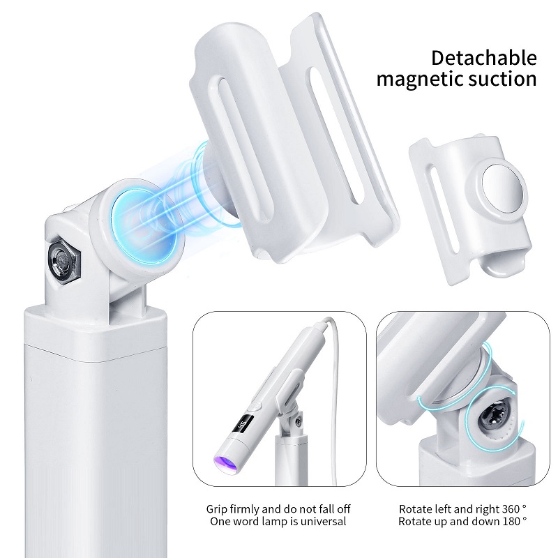 Professional Nail UV LED Lamp Desk With Display Rechargeable Portable Mini Nail Dryer Stand UV Lamp for Nails Art Removable
