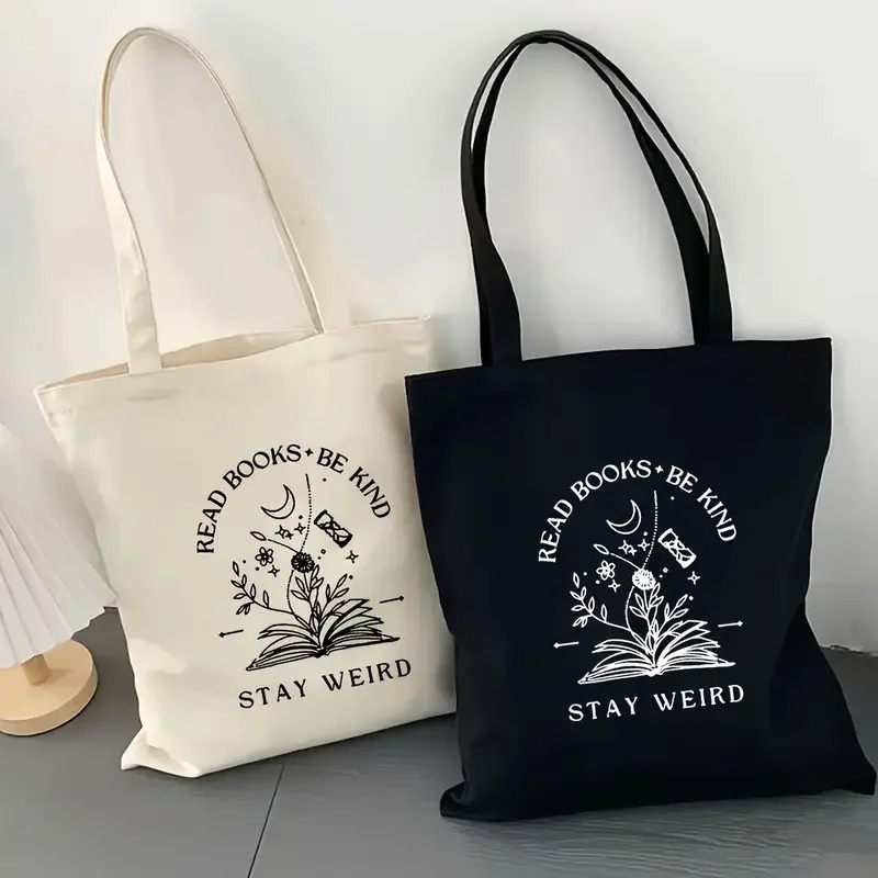 Read Books Be Kind Tote Bag Durable Reusable for Women Multipurpose Commute Shopping Yoga Eco Perfect Daily Use Gifts 251110