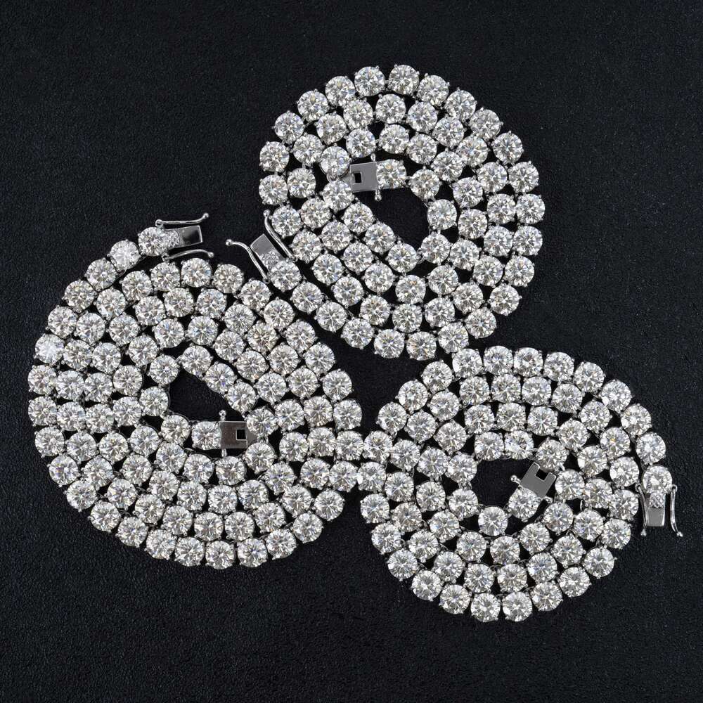 2mm 3mm 4mm 5mm 6.5mm 7mm 7.5mm 8mm Silver S925 Chain VVS Moissanite Diamond Fashion Tennis Chain