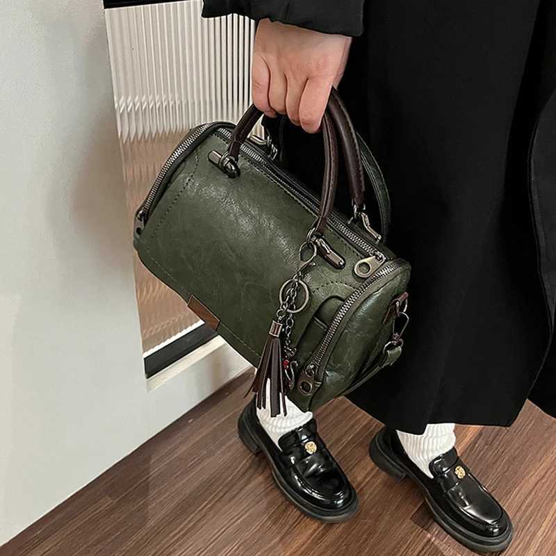 Women Crossbody Bag Pillow Bags Big Capacity Fashion Single Shoulder Bags Vintage All Match Boston Crossbody Bags K251110