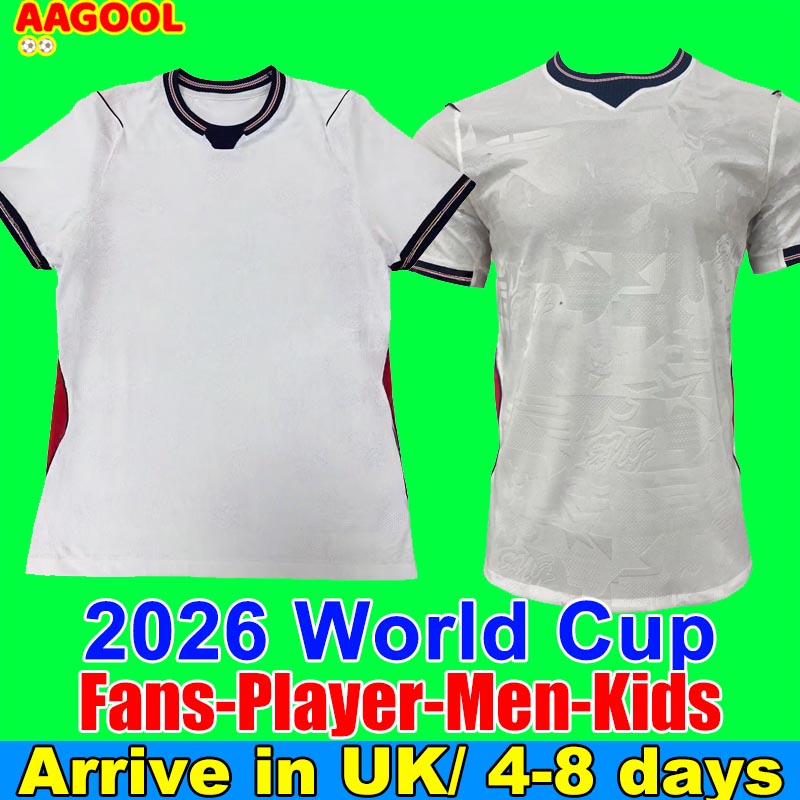 England soccer jersey 2026 world cup football shirt KANE STERLING BELLINGHAM RASHFORD SANCHO GREALISH MOUNT FODEN SAKA player version men kids kit sets uniforms