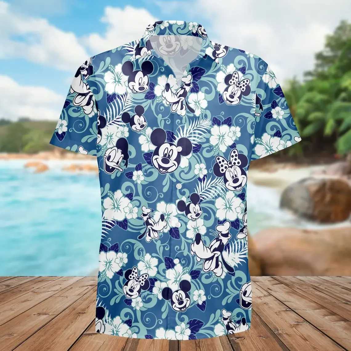 Flower Aloha HAWaiian Shirt Crew Shirt HAWaiian Beach Shirt Summer Vacation HAWaiian Shirt X250410
