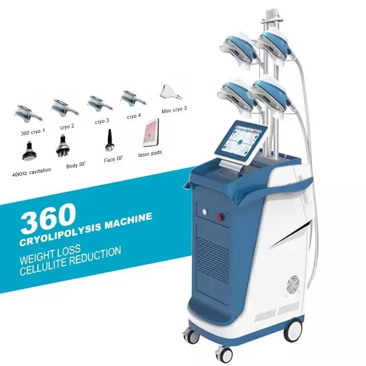 Achieve Slimmer Contours: 360 Low-Temp Fat Freezing Device for Abdomen/Thighs/Hips/Arms