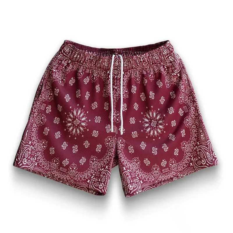 Mens beach pants 3D printed shorts casual daily American pants cashew nut pattern womens Hawaiian beach Speedos X250410