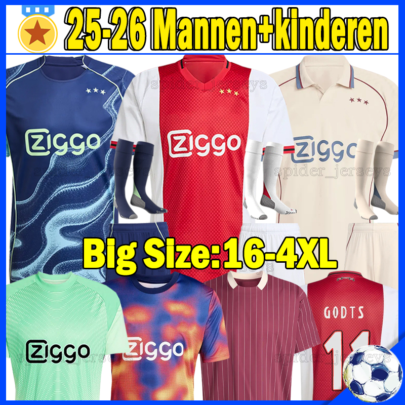 XXXL 4XL 2025 2026 GODTS TRAORE Soccer Jerseys 125th anniversary TAYLOR BROBBEY WEGHORST 21 22 FITZ-JIM KLAASSEN Player Version Football Shirt BERGHUIS Men Kids Kits