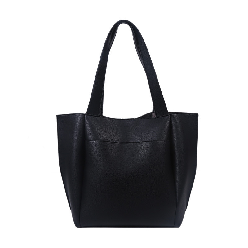 Spring Style Women Elegant Commuter Soft Leather European and American New Fashion Versatile Handheld Tote Bag