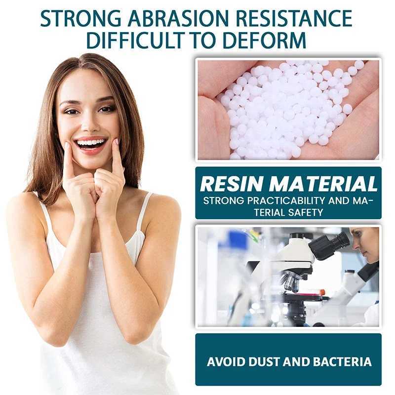 New Arrival Adjustable braces perfectly fit teeth whitening buckles silicone portable braces decorative gaps smile stickers Z250410