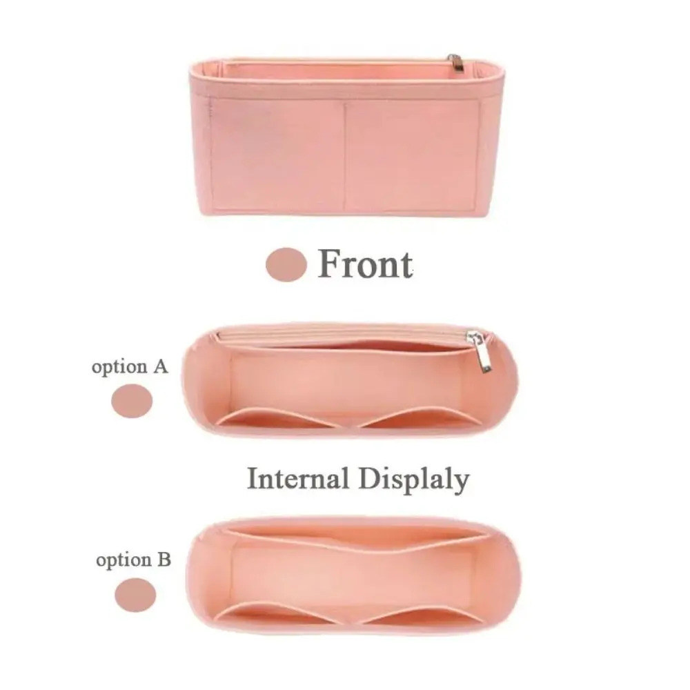 Multi-Pocket Bag The Liner Bag Felt Purse Insert Handbag Liner Bag Organizer for Mini Bag Storage Bag 251110