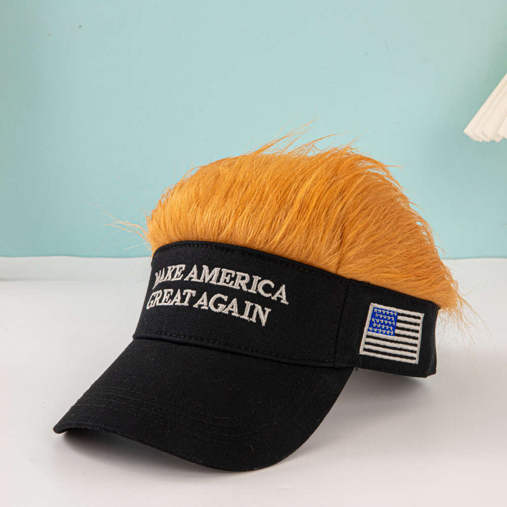 American Hot-Selling Wide-Brim Red Black Embroidered Baseball Cap