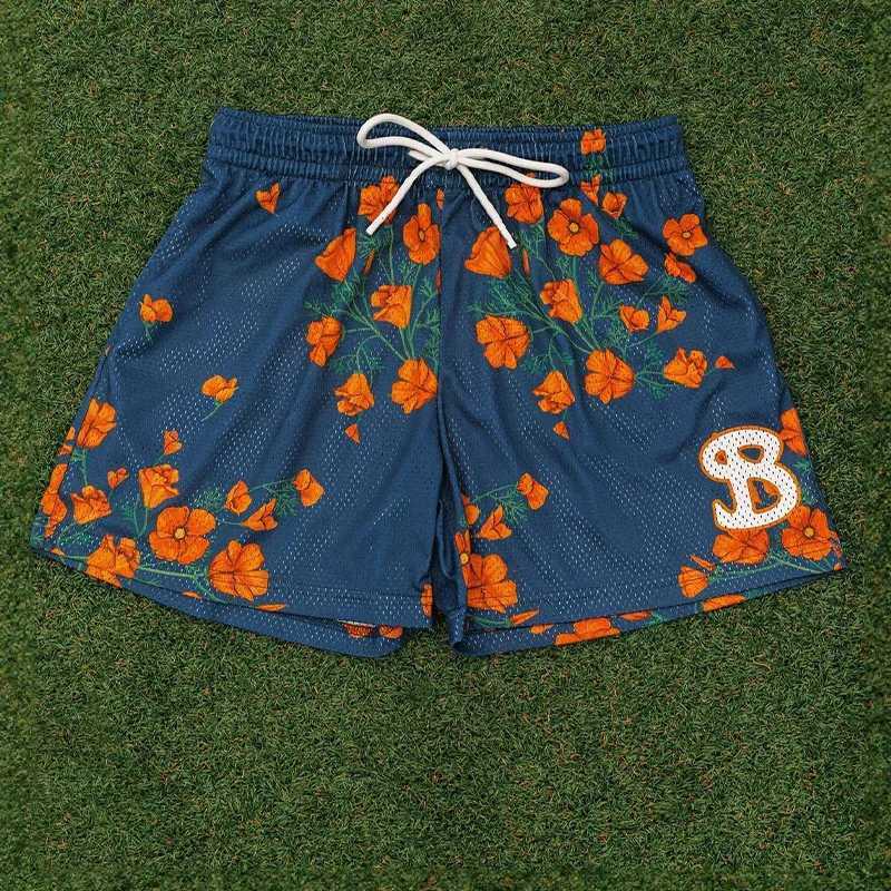 Summer Men Basketball Shorts Mens Mesh Sweatpants Gyms Loose Fitness Shorts Quarter Knee Outdoor Sports Shorts X250528