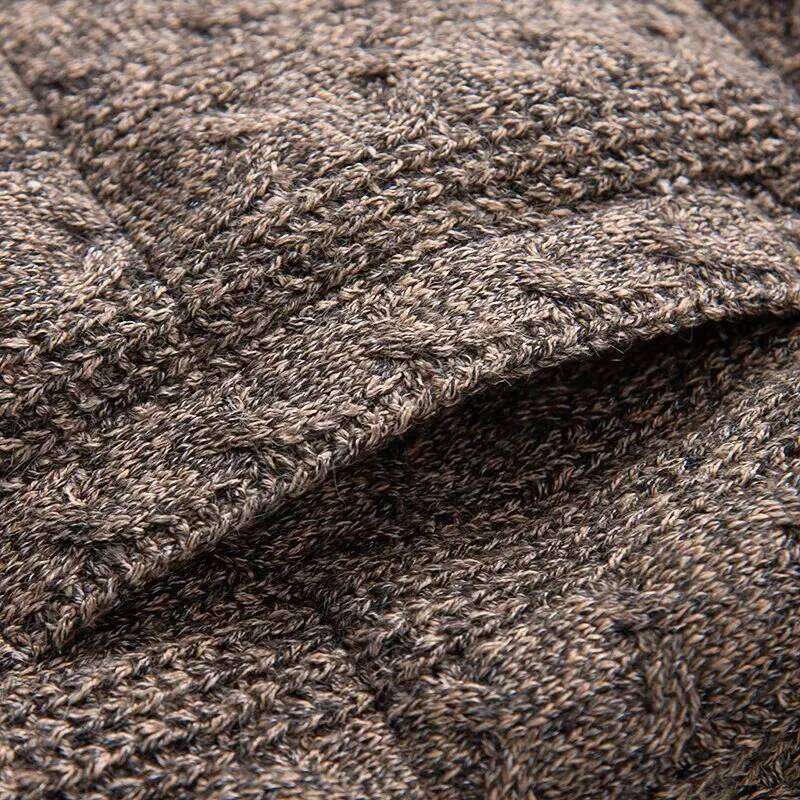 Knitted Stand Collar Padding Women's Thickened Thermal Slim Zipper Fashion Vintage Casual Lady Jacket