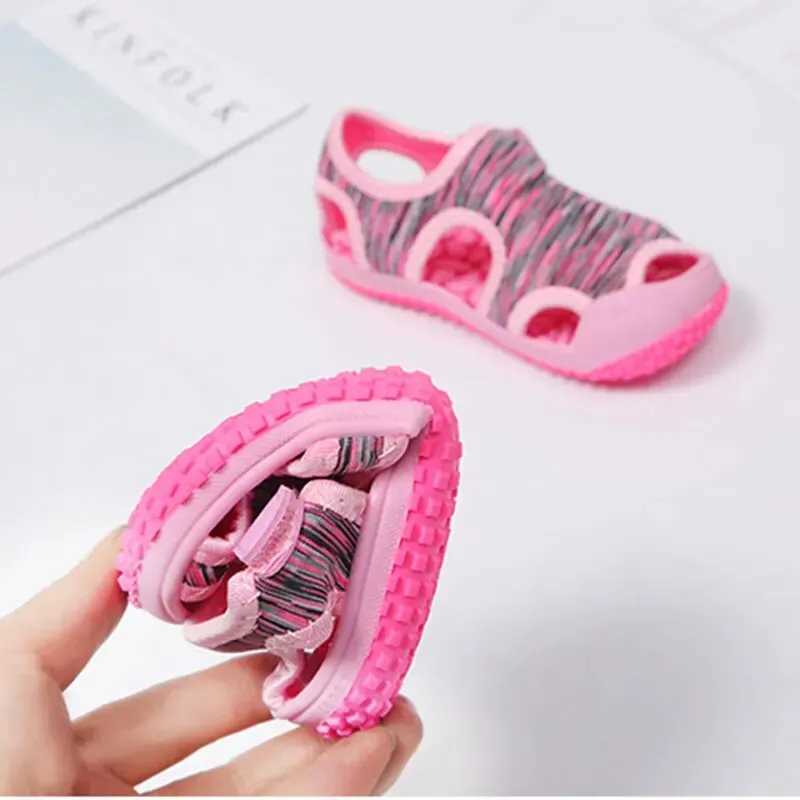 Childrens sandals for boys and girls summer shoe caps sports sandals beach shoes Z250410