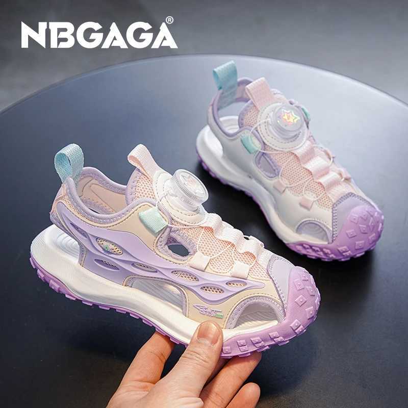 Non slip childrens sandals childrens sandals for girls and boys summer sports for young children beach sports running casual shoes Z250410