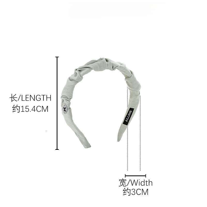 Simple Solid Color Classic Sweet Bow Hairband for Women 2025 New Korean Style Spring Elegant Versatile Hair Accessory Headband