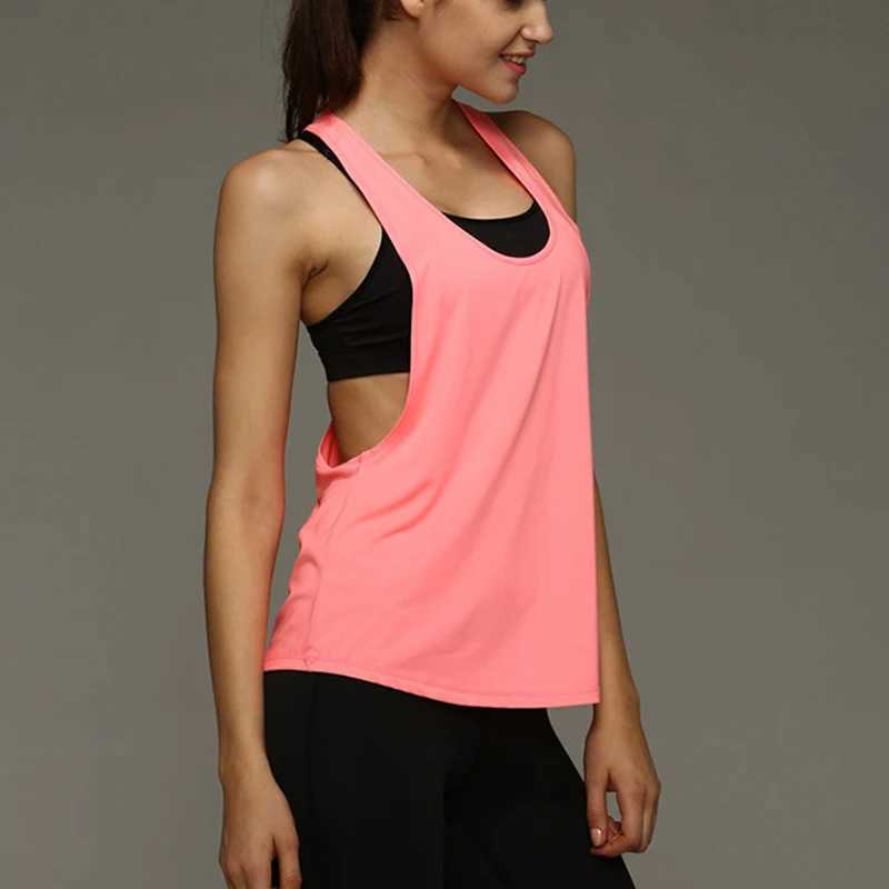 Womens Sleeveless Stretch Yoga Shirt Sports Single Sleeve Sports Fitness Tank Top Sports Gym Running Training Pilates Tank TopXJ250410
