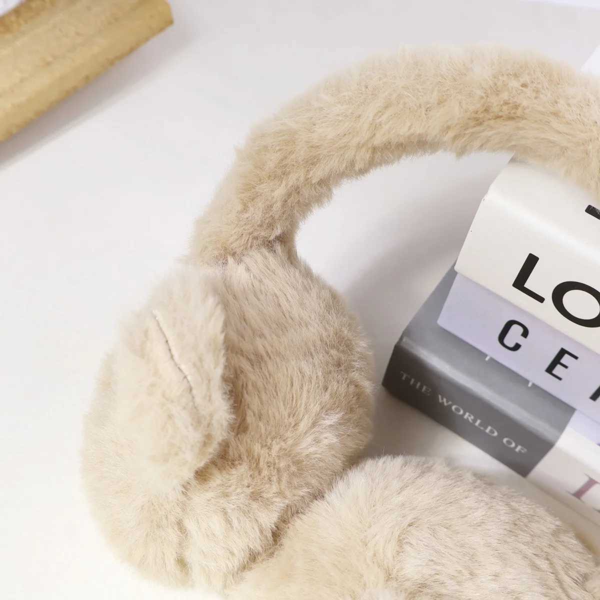 Kids Ear Muffs Winter Fuzzy Cozy Warm Earmuffs for Girls Boys Cold Weather Ear Warmer W251110